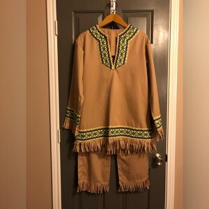 InCharacter 2 Pieces Homemade Indian Unisex Costume